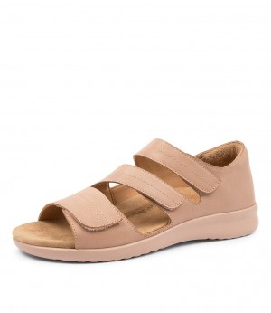 Pink Women Ziera Bardot (Extra Wide) Sandals | Z-230498