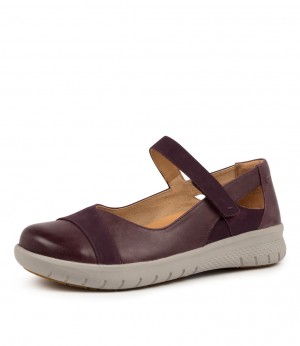 Purple Women Ziera Sofia (Extra Wide, Adjustable Fit) Mary Janes | Z-190572