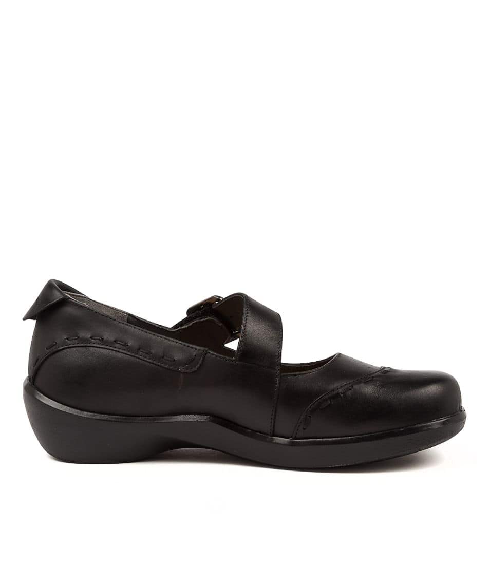 Black Women Ziera Angel (Wide) Mary Janes | Z-061279