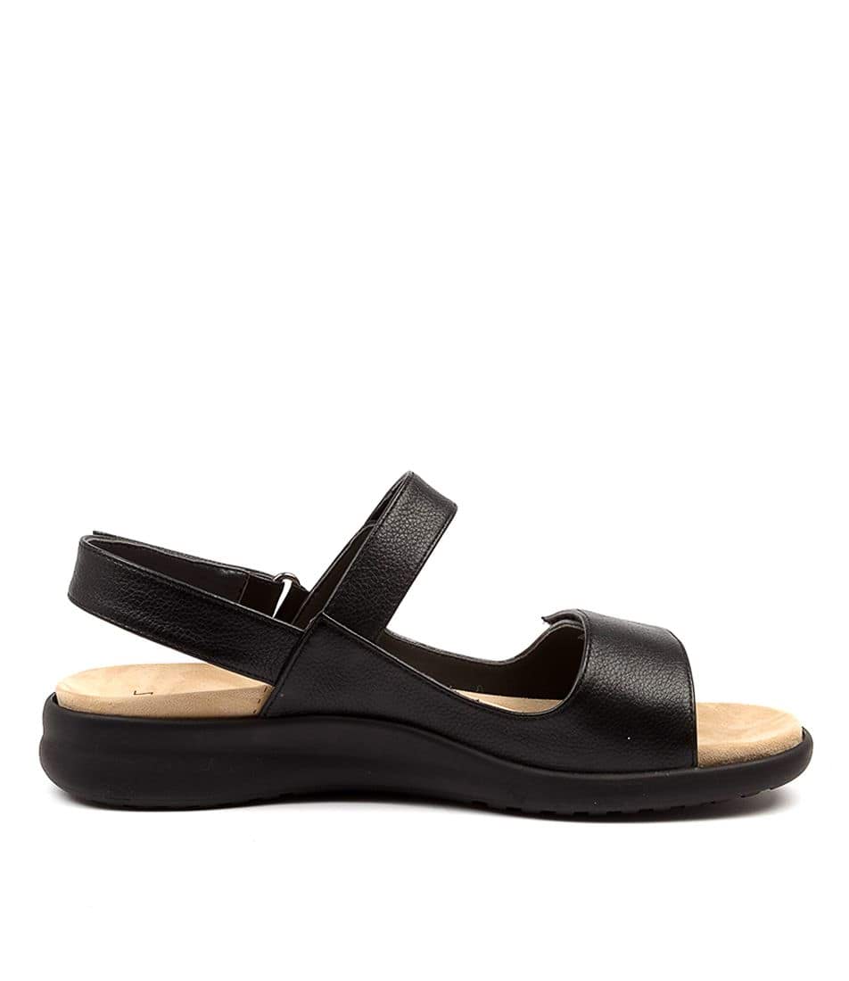 Black Women Ziera Benji (Extra Wide) Sandals | Z-315640