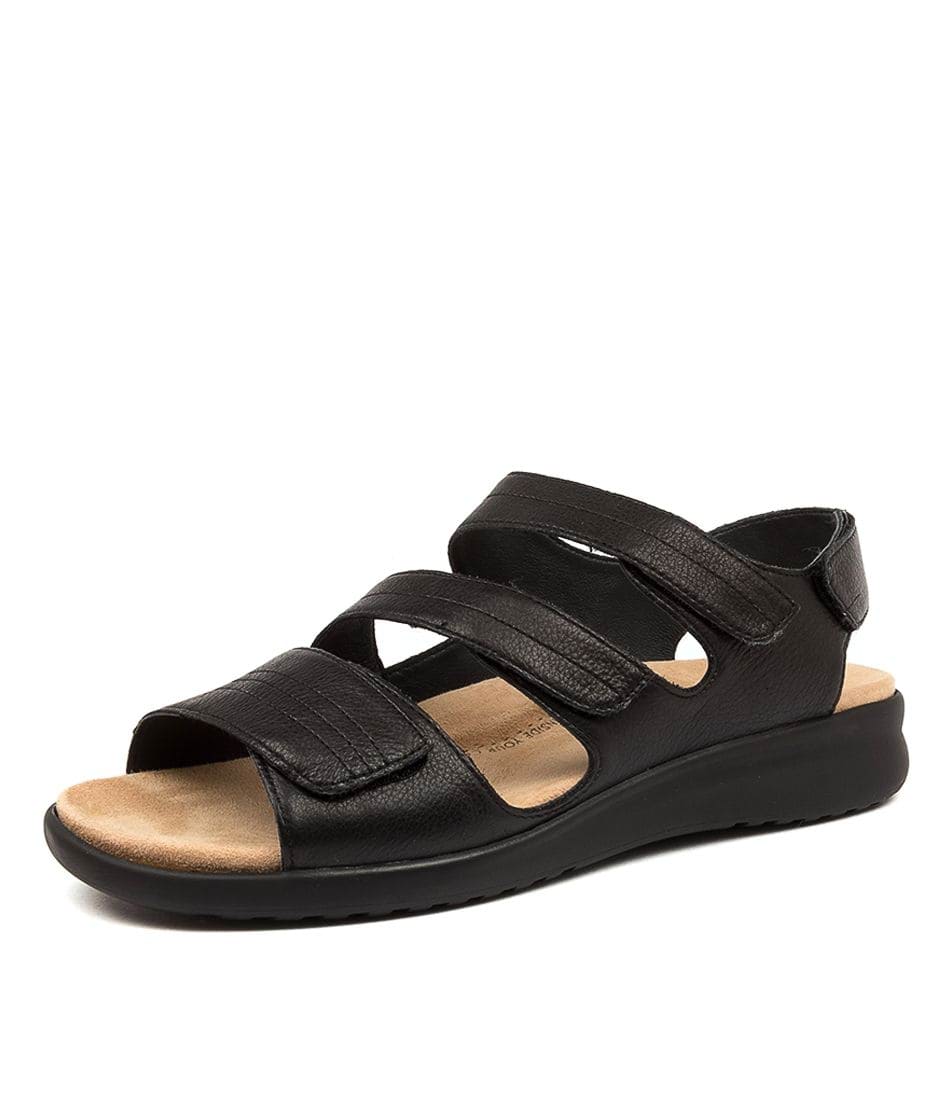 Black Women Ziera Bonny (Extra Wide) Sandals | Z-409318