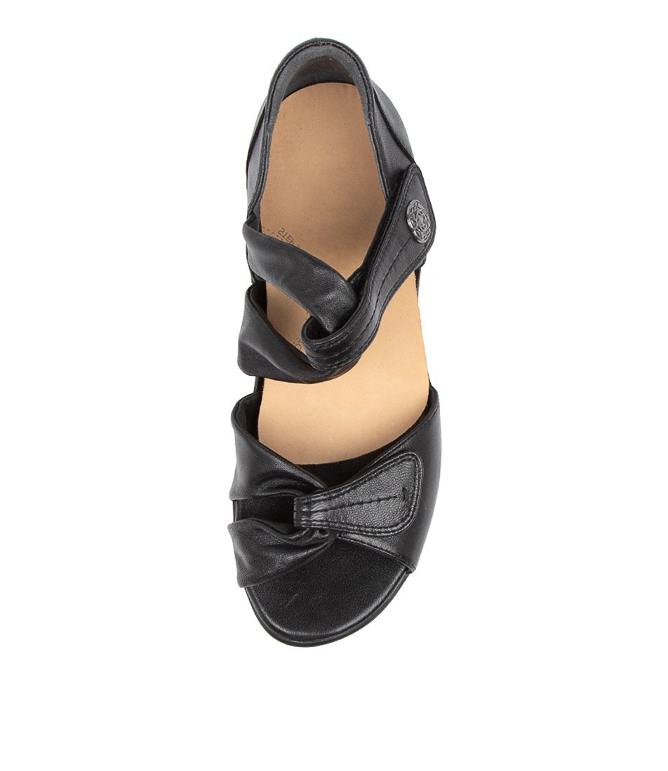 Black Women Ziera Doxie (Wide) Sandals | Z-230678