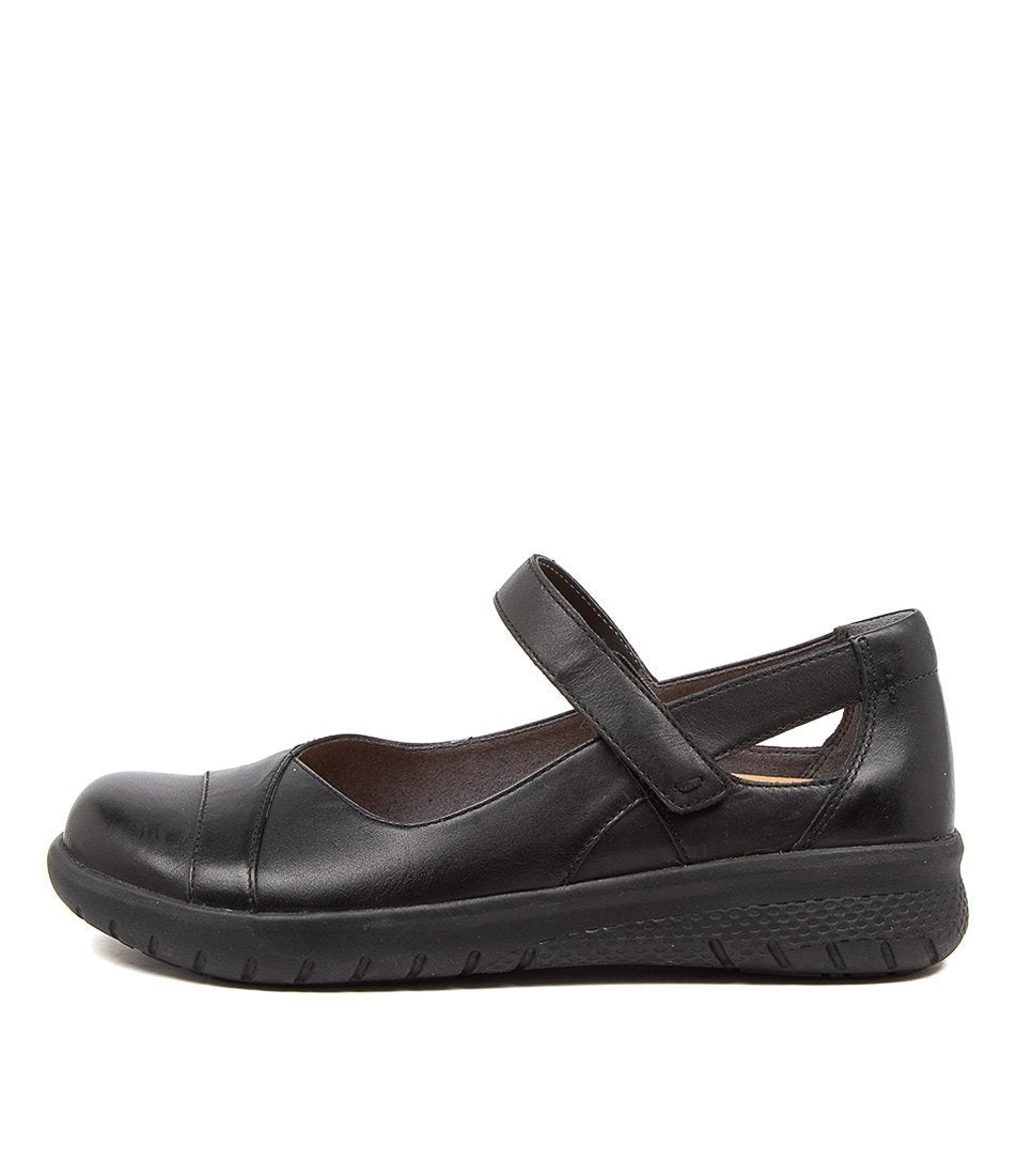 Black Women Ziera Sofia (Extra Wide, Adjustable Fit) Mary Janes | Z-964570