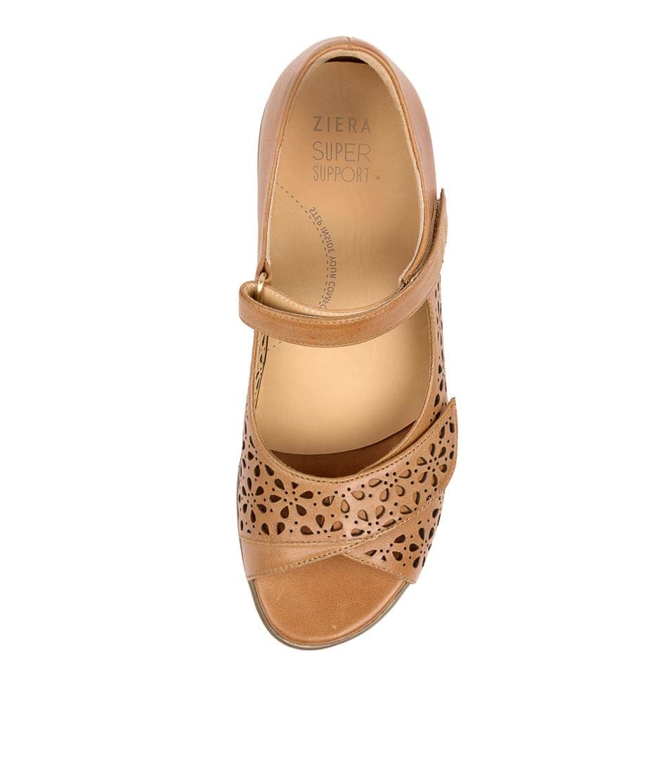 Brown Women Ziera Daffodil (Wide) Sandals | Z-245981