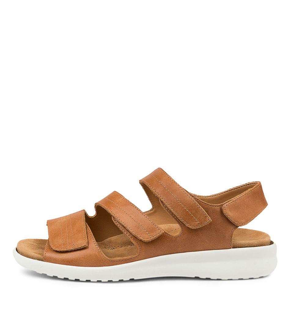 Brown / White Women Ziera Bonny (Wide) Sandals | Z-509437