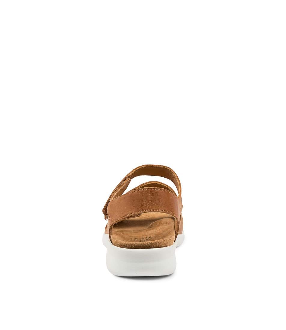 Brown / White Women Ziera Bonny (Wide) Sandals | Z-509437