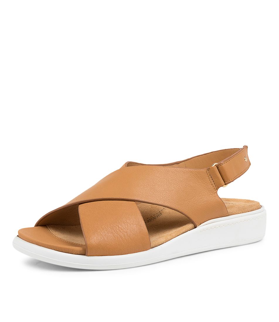 Brown / White Women Ziera Ilda (Wide) Sandals | Z-704532