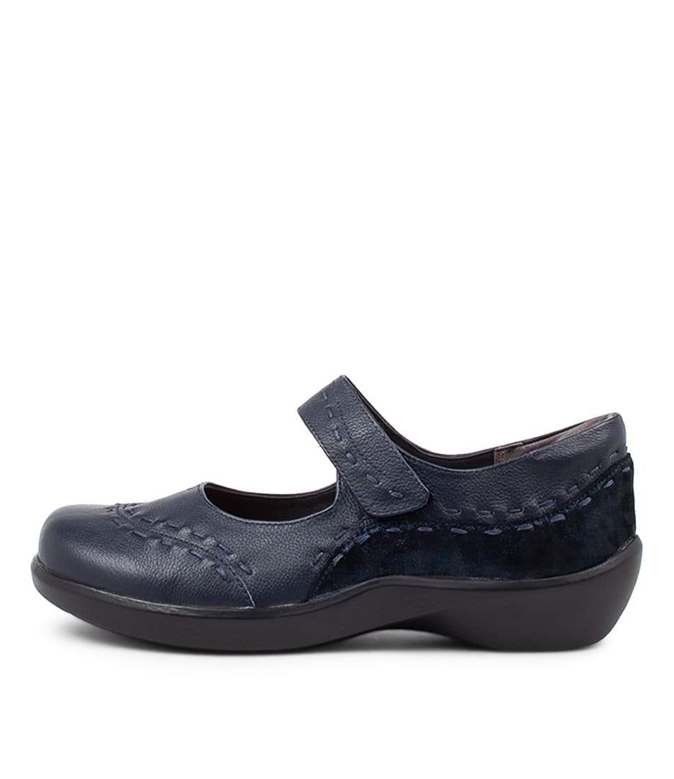 Navy Women Ziera Gummibear (Wide) Mary Janes | Z-607915