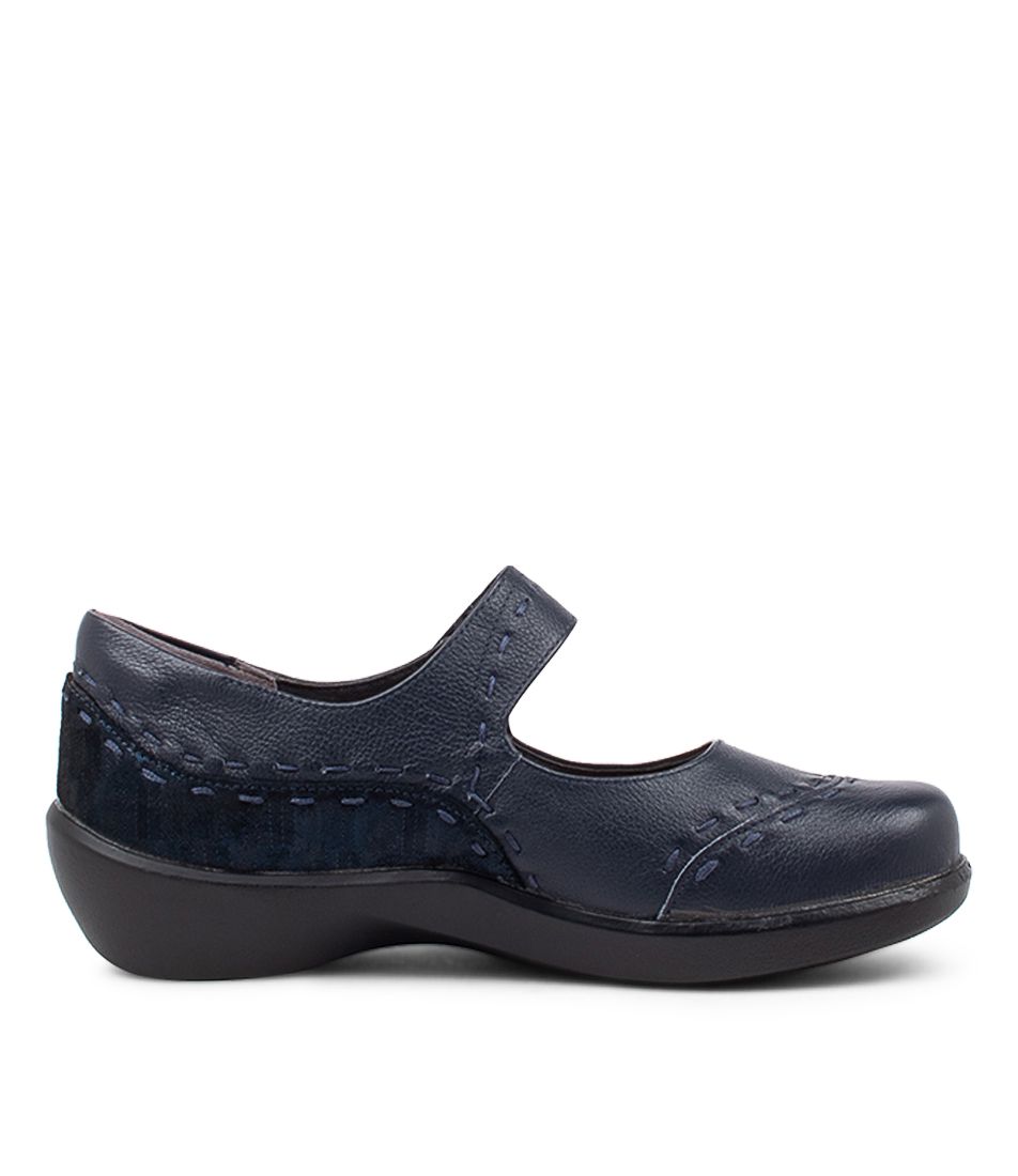 Navy Women Ziera Gummibear (Wide) Mary Janes | Z-607915