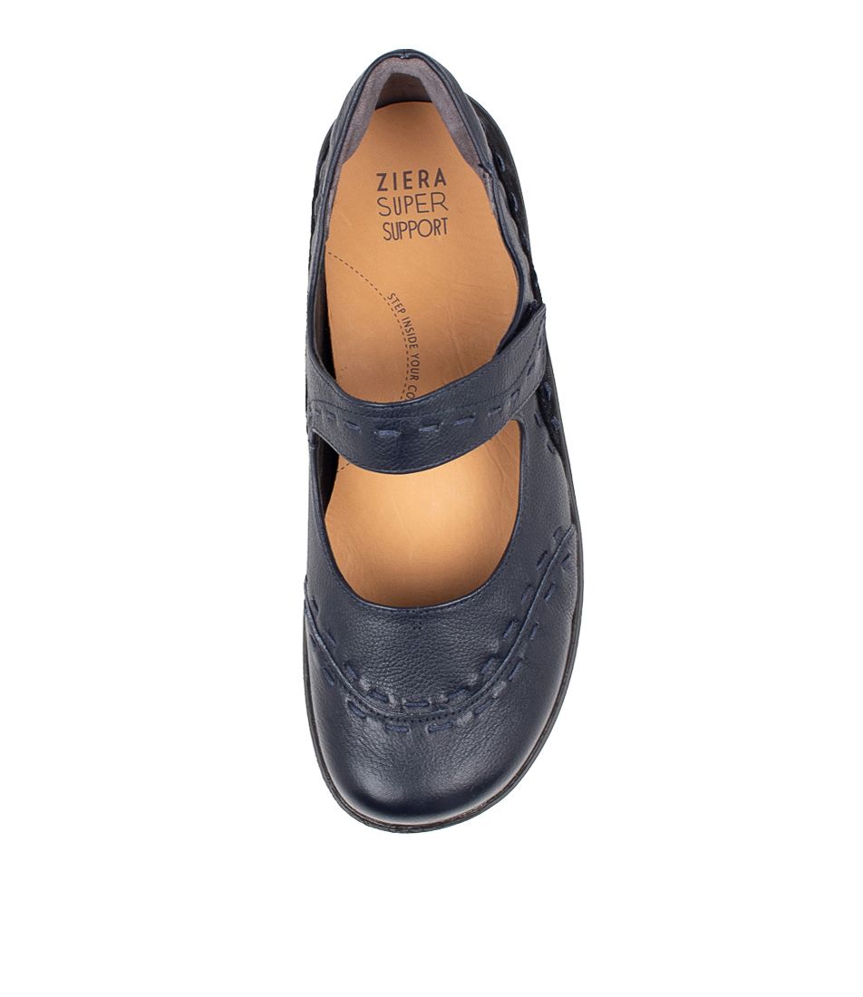 Navy Women Ziera Gummibear (Wide) Mary Janes | Z-607915