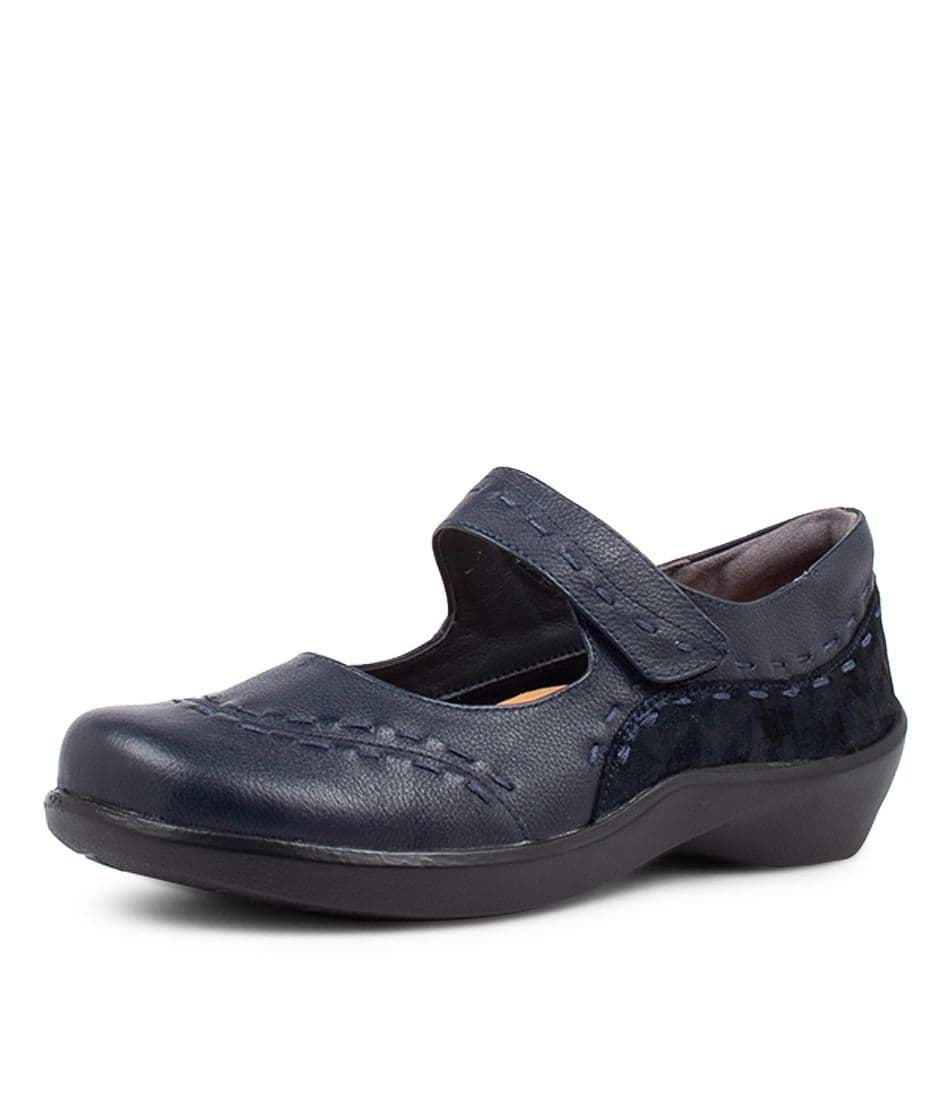 Navy Women Ziera Gummibear (Wide) Mary Janes | Z-607915