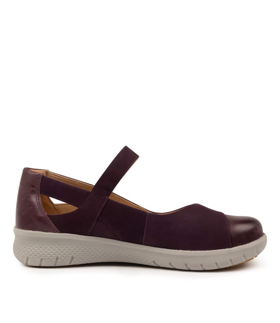 Purple Women Ziera Sofia (Extra Wide, Adjustable Fit) Mary Janes | Z-190572