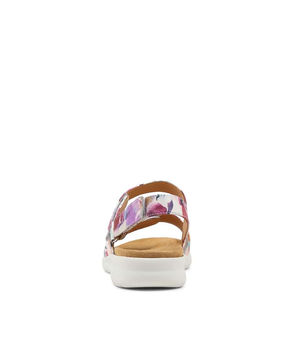 White Women Ziera Benji (Wide) Sandals | Z-475016