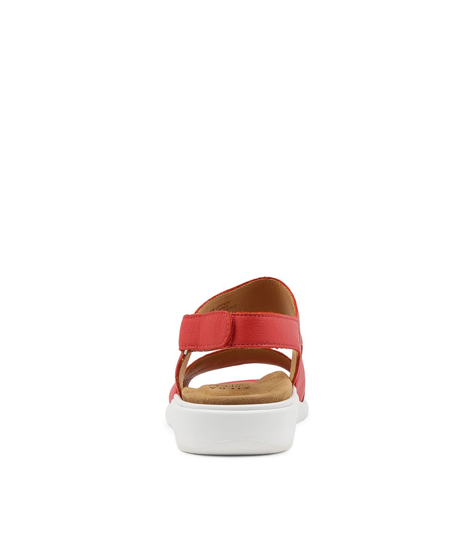 White Women Ziera Igor (Wide) Sandals | Z-214063