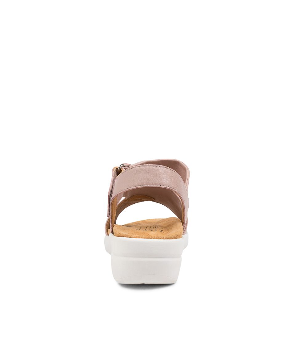 White Women Ziera Nazley (Wide) Sandals | Z-518023